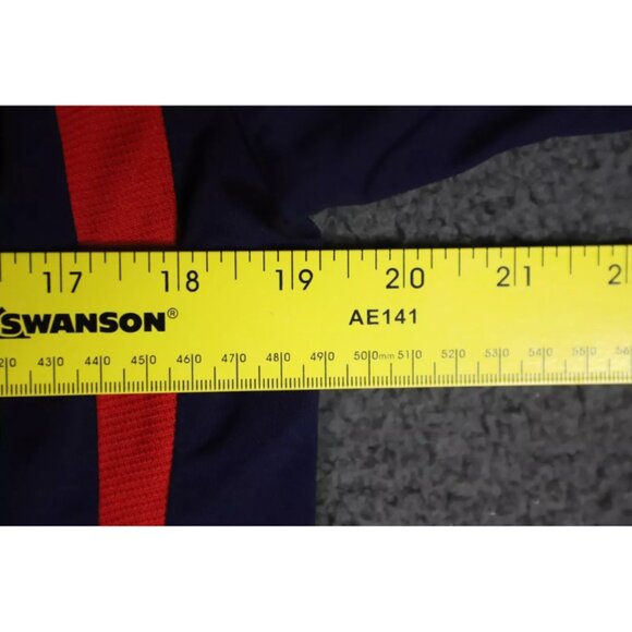 Adidas Golf Polo Shirt Men L Blue/Red Activewear Point Collared Logo Embroidered - Picture 7 of 9